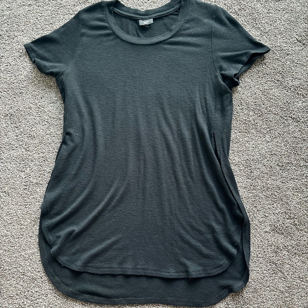 Massimo Black Short Sleeve Tee